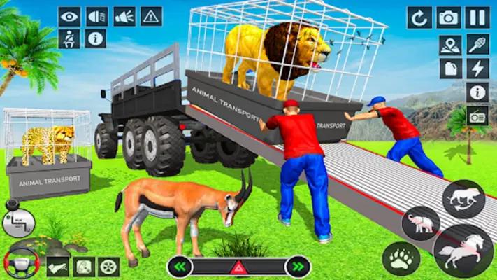 Wild Animals Transport Simulator android App screenshot 6